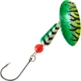thumbnail image 1 of Panther Martin PMSSTUVHM_15_HMGCT Hammered Salmon Steelhead Fishing Spinning Lure - UV Green/Chartreuse - 15 (1/2 oz), 1 of 3
