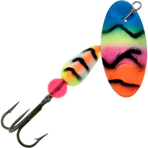 Panther Martin PMUV_4_BPO FishSeeUV Fishing Spinner Lure - Blue/Pink/Orange - 4 (1/8 oz)