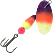 Panther Martin PMUV_6_COP FishSeeUV Fishing Spinner Lure - Chartreuse/Orange/Purple - 6 (1/4 oz)