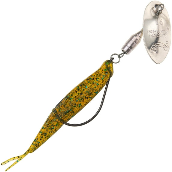 Panther Martin PMWRS_15WR_RB Weed Runner Saltwater/Freshwater Spinner Fishing Lure - Silver Root Beer - 15WR (5/8 oz)