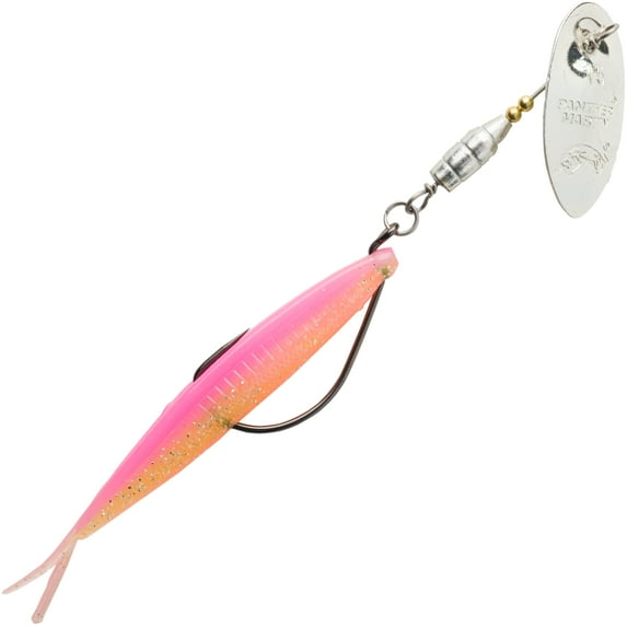 Panther Martin PMWRS_9WR_EC Weed Runner Saltwater/Freshwater Spinner Fishing Lure - Silver Electric Chicken - 9WR (3/8 oz)