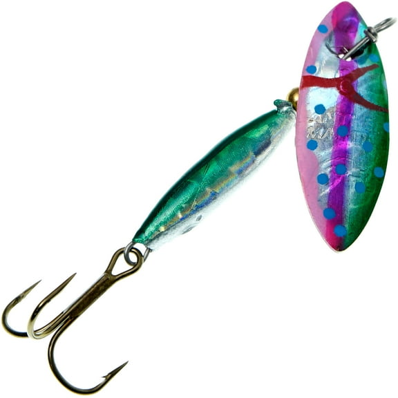 Panther Martin PMWSH_15_SPB WillowStrike Holographic Spinners Fishing Lure - Spotted Blue Holographic - 15 (1/2 oz)