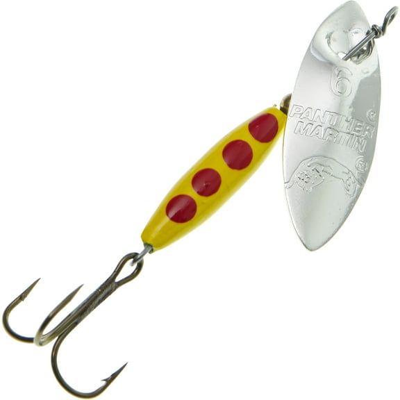 Panther Martin PMWSR_2_S WillowStrike Regular Spinners Fishing Lure - Silver - 2 (1/16 oz)