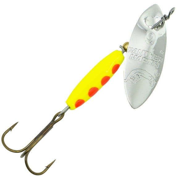 Panther Martin PMWSTS_15_SCH WillowStrike Regular Spinners Fishing Lure - Silver Chartreuse - 15 (1/2 oz)