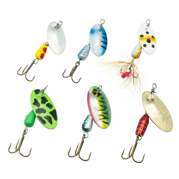 Panther Martin TP16 Trout Panfish Spinners Fishing Lure Kit - Assorted - Pack of 6
