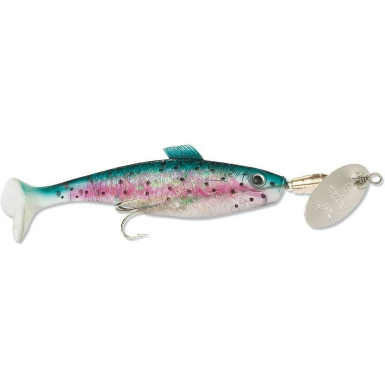 Panther Martin Vivif Spinner Minnow, Rainbow Trout w/Silver Blade, 1/8oz,  Spinnerbaits 