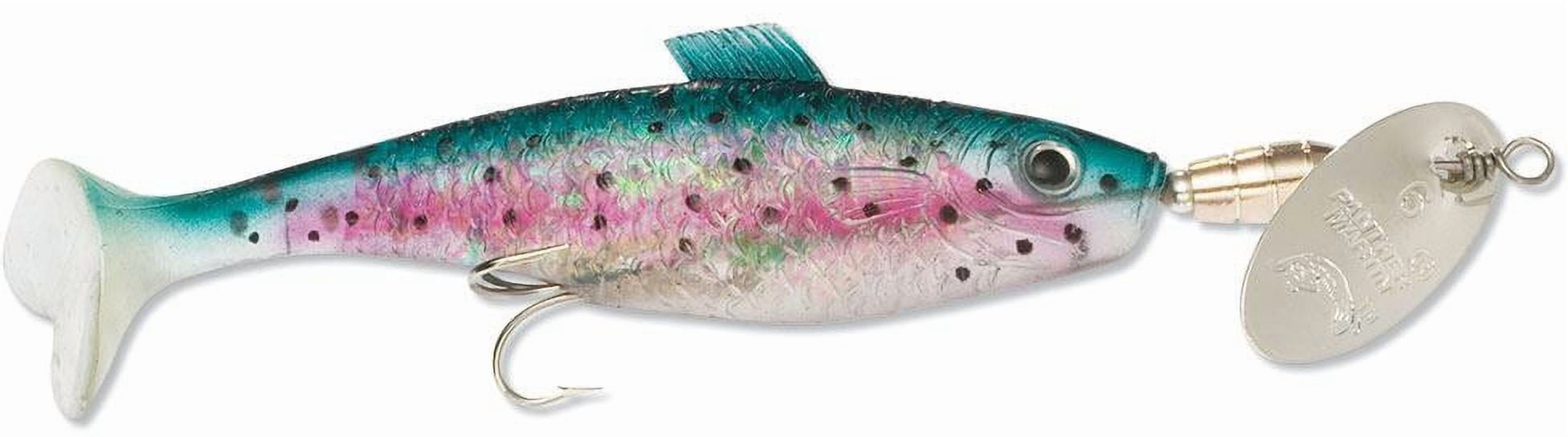Panther Martin Vivif-Style Spinner Minnow, Size (1/8oz.), 2", RainbowTrout Silver