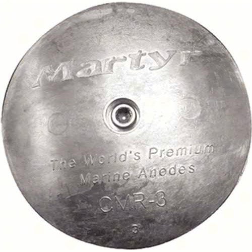 Martyr CMR03AL Anode ALUMINIUM Rudder/Trim Tab w Stainless Steel Allen Head