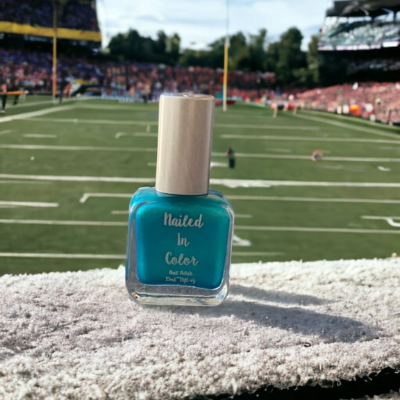 Panther Purr-Fect-by NailedInColor-Women's Nail Polish- Polish Enamel- Turquoise- Blue Green-Sports Color-Nail Enhancement-Nail Color