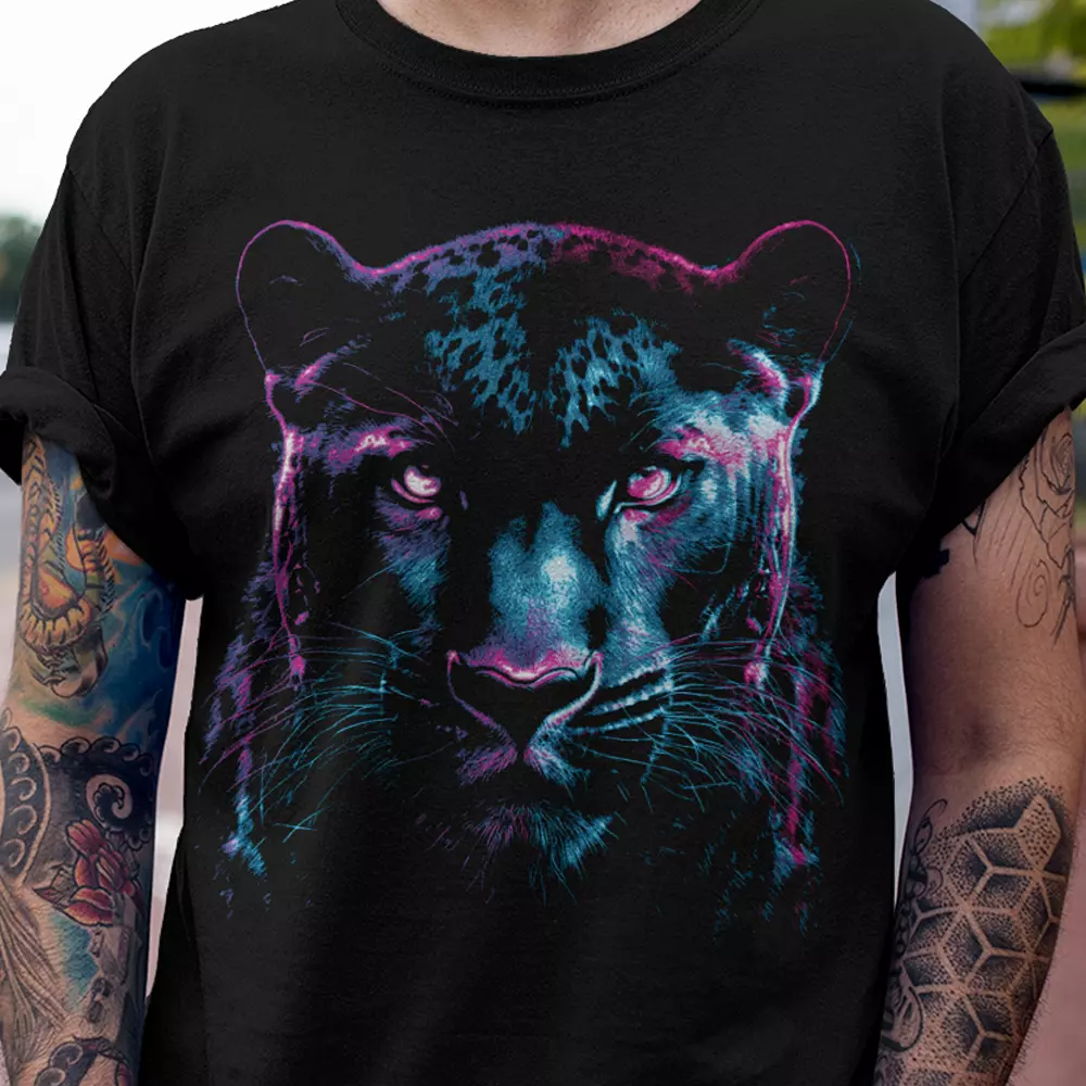 Panther T Shirt Realistic Nature Wild Animal Black Panthers