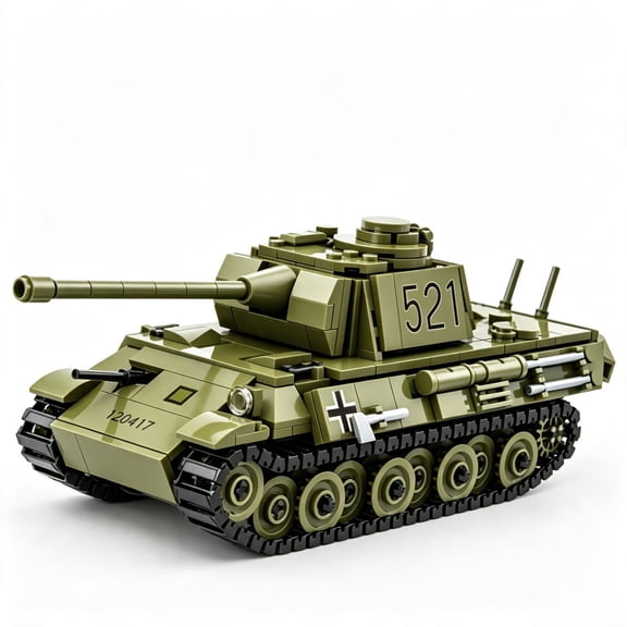 Panther Tank Building Set, Compatible with Lego Military Tank, WW2 Army Toys Historical Collection Model for Military Fans, Gifts for Teens Kids Boys 14+ (638PCS)