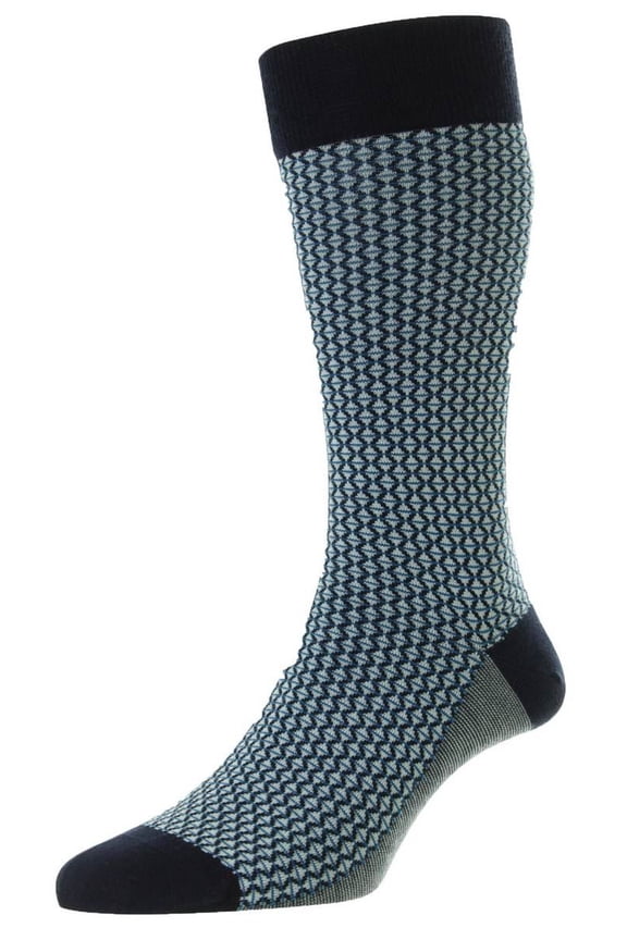 Elgar Egyptian Cotton Socks - Navy
