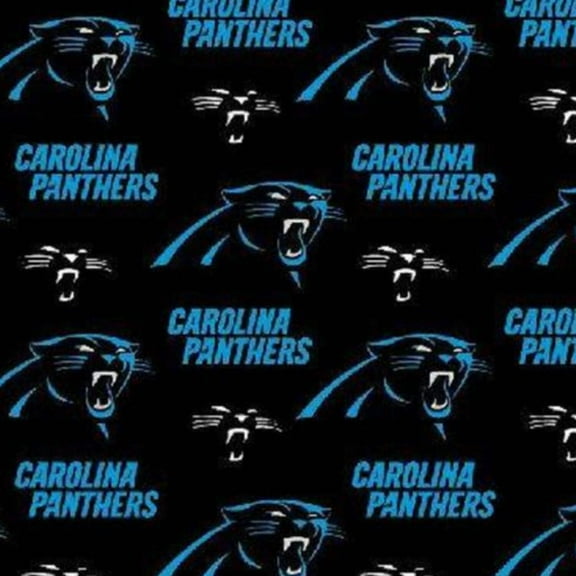 Panthers Cotton Fabric