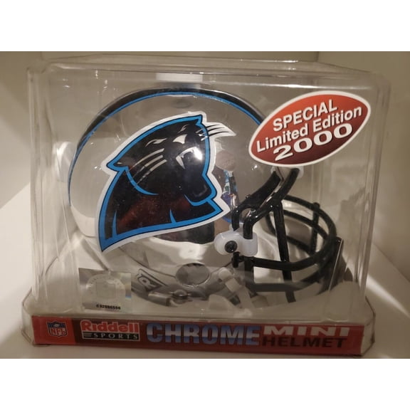 Panthers Mini Helmet Chrome 2000 Special - Limited Edition #22/2000 NFL