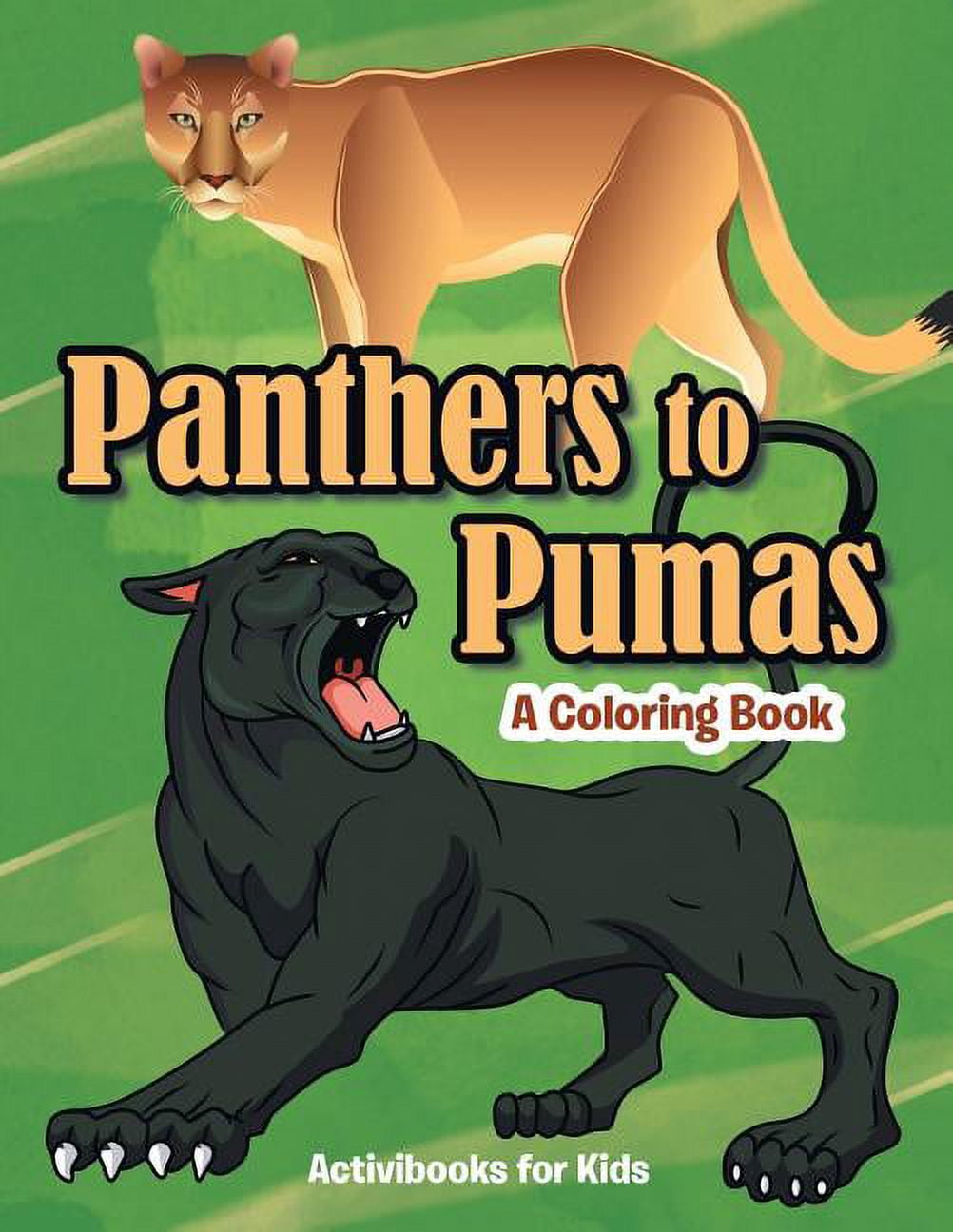 Panthers to Pumas: A Coloring Book, (Paperback)