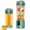 thumbnail image 1 of Panti Portable Blender, Cordless,18oz. USB-C Rechargeable Personal Blender for Shakes & Smoothies, BPA Free, Cover with Handle,USB-C Rechargeable, Green, 1 of 11