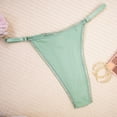 thumbnail image 1 of Panties Tbopshirt Women Underwear Thongs,Hipster Underwear,Women's Thong Thin Strap One-piece Comfortable Breathable Women's Low Waist Seamless Panties,Cheeky Panties, 1 of 5