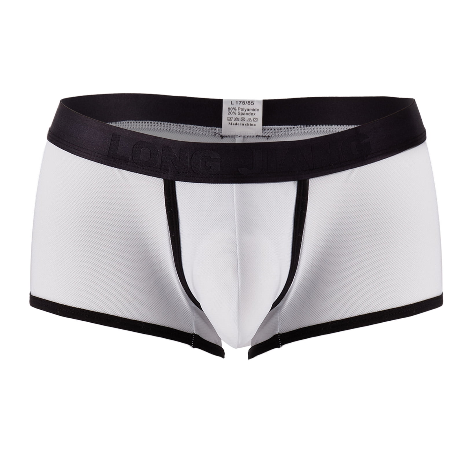 Panties For Men Male Casual Mesh Solid Underwear Pant Separated
