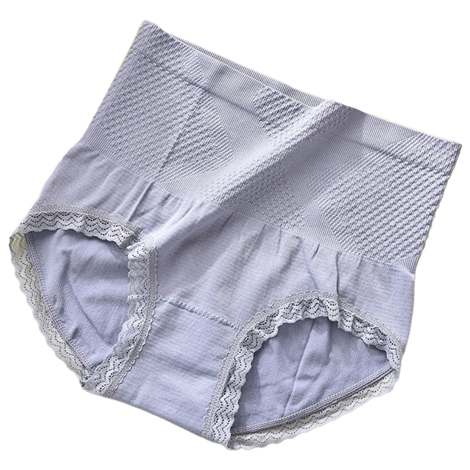 Plus Size Weight 80KG Women's Cotton Panties High Waist Seamless