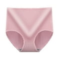 thumbnail image 1 of Panties For Women High Waist Seamless Full Coverage Briefs Absorbent Underwear Polyester Spandex 1 Pc Pink Size M-2Xl Women's Panties, 1 of 9