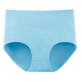 thumbnail image 1 of Panties For Women New Pure Cotton High Waist Underwear Soft Skin Friendly Comfortable Polyester Spandex 1 Piece Blue Size L-5Xl Women's Panties, 1 of 4