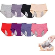 Panties For Women Over 60, Leakproof Ladies Underwear - 8PCS Leakproof Panties for Over 60#s With Incontinence Comfortable