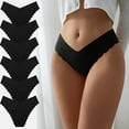 thumbnail image 1 of Panties Sexy Underwear for Women, Invisible Seamless Briefs Underwear Sexy Panties , 6 Pack, 1 of 6