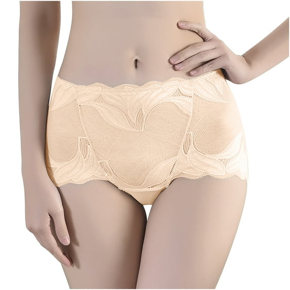 Panties for Women Tbopshirt Brief Hipster Underwear,Ladies Silk Lace Underwear,Mid-raist Hollow Buttocks Comfortable Briefs Embroidered Cotton Crotch,Cheeky Panties,Gifts