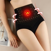 Panties for Women Tbopshirt Brief Underwear,Hipster Underwear,Ladies Anion Solid High Waist Warm Belly Hip Lift Thin Waist Panties Underwear,Cheeky Panties