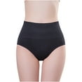 thumbnail image 1 of Panties for Women Tbopshirt Brief Underwear,Hipster Underwear,Solid Large Size High Waist Warm Belly Hip Lift Thin Waist Panties Underwear,Cheeky Panties, 1 of 2
