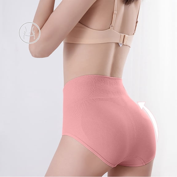 Panties for Women Tbopshirt Brief Underwear,Hipster Underwear,Solid Large Size High Waist Warm Belly Hip Lift Thin Waist Panties Underwear,Cheeky Panties