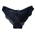 thumbnail image 1 of Panties for Women Clearance!Tbopshirt Brief Underwear,Hipster Underwear,Women Sexy Cute Bowknot Design Crochet Full Lace Panties Low Waist Briefs,Cheeky Panties,Gifts,Big Holiday Savings Deals, 1 of 6