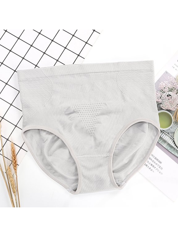 Panties for Women Tbopshirt Brief Underwear,Hipster Underwear,Women's New High-waist Briefs Postpartum Belly-up Hip Panties,Cheeky Panties
