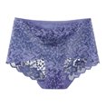 thumbnail image 1 of Panties for Women Clearance!Tbopshirt Womens Panties Briefs,Solid High Waisted Mesh Breathable and Hollow Underwear Panties,Cheeky Lace Panties Underwear,Gifts for Women,Big Savings Deals, 1 of 5