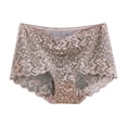thumbnail image 1 of Tbopshirt Womens Panties Briefs,Panties for Women Solid High Waisted Mesh Breathable and Hollow Underwear Panties,Cheeky Lace Panties Underwear,Gifts for Women, 1 of 3