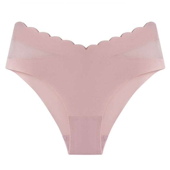 Panties for Women Tbopshirt Womens Panties Briefs,Women' CottonIce Silk Ultra-thinBreathable Seamless Briefs,Cheeky Lace Panties Underwear,Gifts for Women