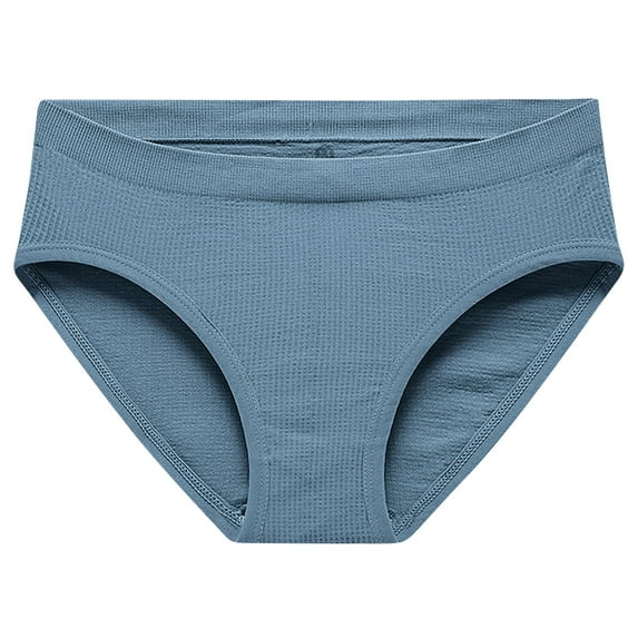 Panties for Women Tbopshirt Womens Panties Briefs,Women's Traceless Briefs Low-Waisted Sports Elastic Breathable Pants Briefs,Women's Hipsters Underwear,Gifts for Her