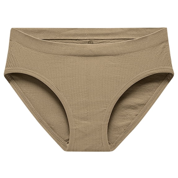 Panties for Women Tbopshirt Womens Panties Briefs,Women's Traceless Briefs Low-Waisted Sports Elastic Breathable Pants Briefs,Women's Hipsters Underwear,Gifts for Her