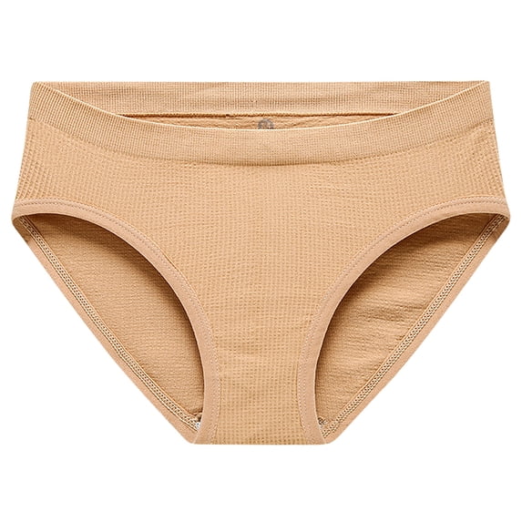 Panties for Women Tbopshirt Womens Panties Briefs,Women's Traceless Briefs Low-Waisted Sports Elastic Breathable Pants Briefs,Women's Hipsters Underwear,Gifts for Her