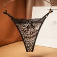 thumbnail image 1 of Panties for Women Clearance!Tbopshirt Womens Thongs,Hipster Underwear,Women Leopard Lace Mesh Sheer Underwear Lingerie Thongs Panties Sexy Briefs,Cheeky Panties,Gifts,Big Holiday Savings Deals, 1 of 2