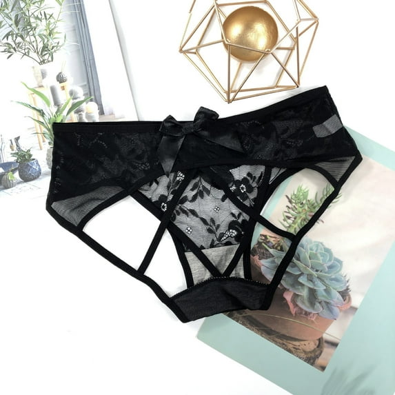 Panties for Women Tbopshirt Womens Thongs,Hipster Underwear,Women's Underwear Low-Rise Panties Silky Comfy Threaded Lace Body Thong,Cheeky Panties,Gifts