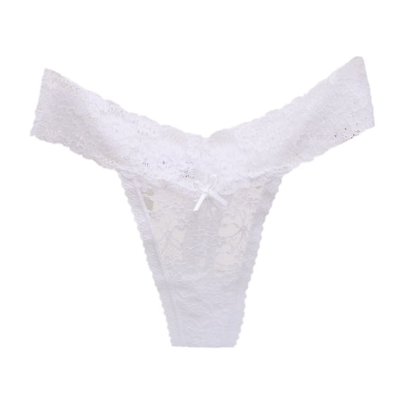 ZVNAΖH Panties for Women,Women's Panties,Women Sexy Lace See-Through Breathable Thongs Briefs Panties Lingerie Underwear,Panties for Women Plus Size