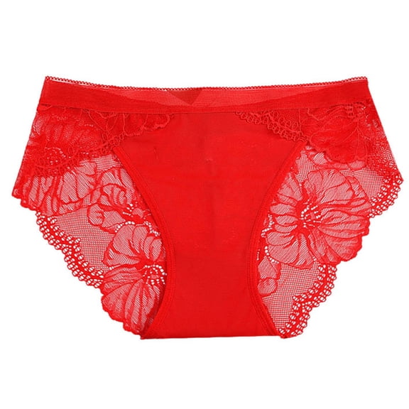 Panties for Women,Elegant Lace Ladies Underwear Seamless Triangle Panty with Pure Comfortable Breathable Design for Everyday Wear,Womens Underwear,RD1,XL