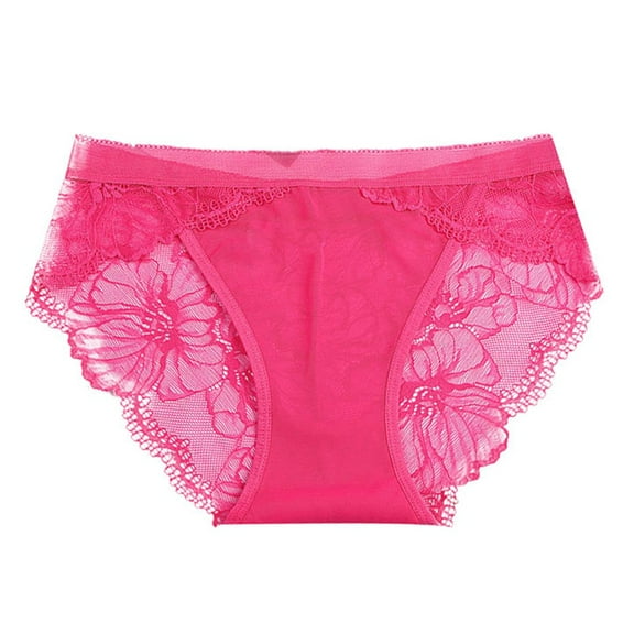 Panties for Women,Elegant Lace Ladies Underwear Seamless Triangle Panty with Pure Comfortable Breathable Design for Everyday Wear,Womens Underwear,RD2,L
