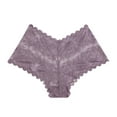 thumbnail image 1 of Panties for Women Pack Plus Size New Underwear for Women V-Waist Shorts Plus Size Lingerie Underwear Lightweight Soft Lace High Waist Panties 2025 Khaki S, 1 of 2