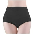 thumbnail image 1 of Panties for Women,Postpartum Recovery Seamless Shaping Panties for Women Comfortable Breathable Mesh Underwear Everyday Wear,Womens Underwear,Black,XL, 1 of 5