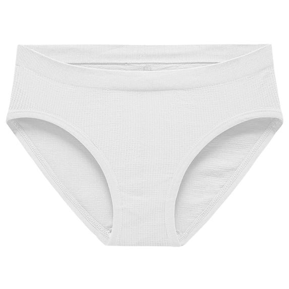 Panties for Women,Seamless Elastic T-Shape Panties for Women Low Waist Abdominal Support Solid Color Thin Underwear Comfortable Daily Wear,Womens Underwear,White,L