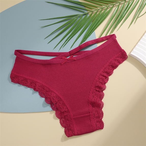 Panties for Women All Seasons Underwear Full-Coverage Brief Panties Moisture-Wicking Underwear for Women Breathable Soft Cotton Briefs Plus Size Seamless Undergarments