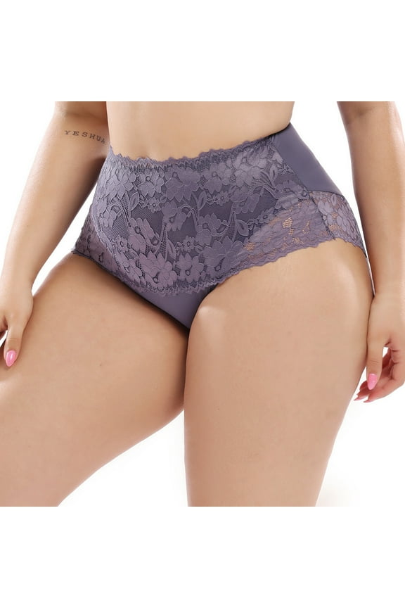 Panties for Women Tbopshirt Brief Underwear,Hipster Underwear,Women Pantie Sexy Lace Elastic Lingerie knickers Underpants Underwear 3XL-5XL,Cheeky Panties
