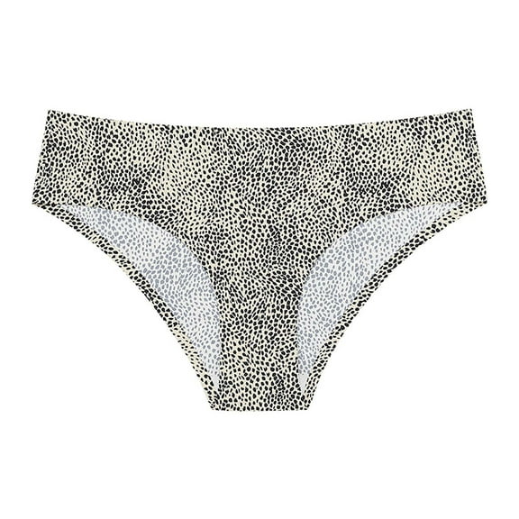 Panties for Women Tbopshirt Womens Panties Briefs,Seamless T Pants Leopard Print Thongs Low Waist Breathable Panties,Women's Hipsters Underwear,Gifts for Her
